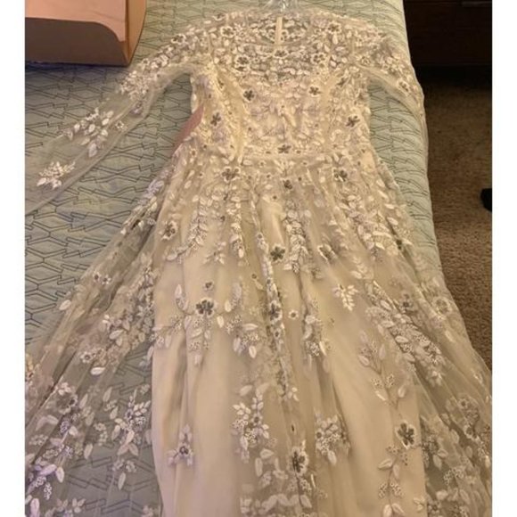 NWT BHLDN Golden Hour Gown Champagne size US 4 - Picture 5 of 5